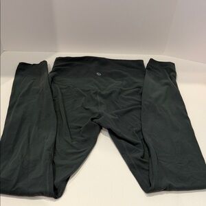 Lululemon Olive Green High Rise Legging XXS 27” Inseam Workout Yoga Workout Pant